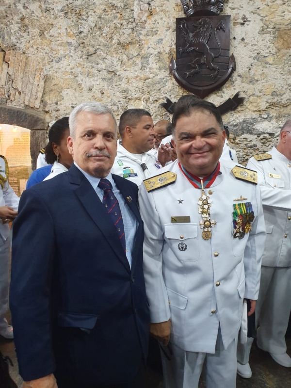 Almirante Rodrigo e o Vice-Almirante Rocha